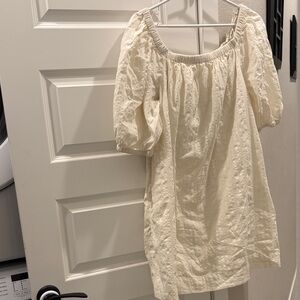 Old Navy Puff Sleeve Square Neck Mini Dress